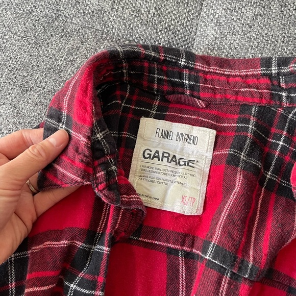 3/22 🧡 Garage flannel boyfriend shirt - Picture 5 of 6